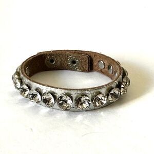 Yik Fung rhinestone wrap bracelet